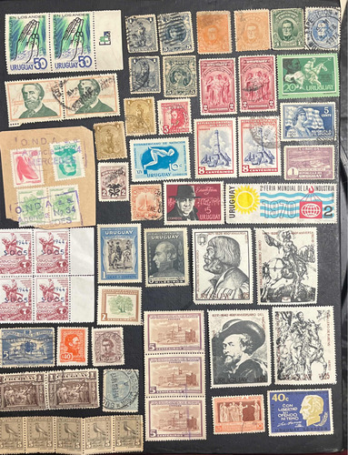 Sello Correo Uruguay Antiguo 58 Sellos Colección, Estampilla