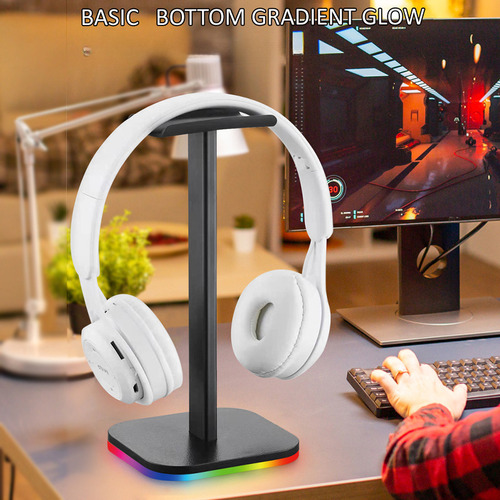 Soporte De Auriculares Luminoso Inferior T11c Con Carga De A