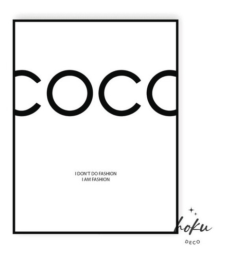 Imagen 1 de 1 de Cuadro 15x21 - Coco - Fashion