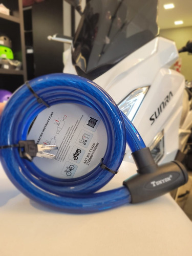 Imagen 3 de 10 de Linga De Cable De Acero Tonyon Para Moto - Viñolo