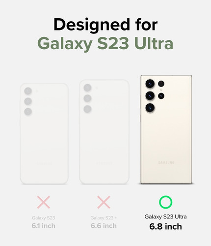 Imagen 2 de 6 de Funda Para Samsung S23 Ultra Ringke Fusion Anti Impacto