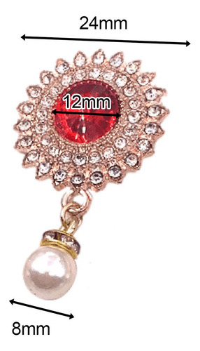 10x Pingentes De Strass Ornamentos Acessórios