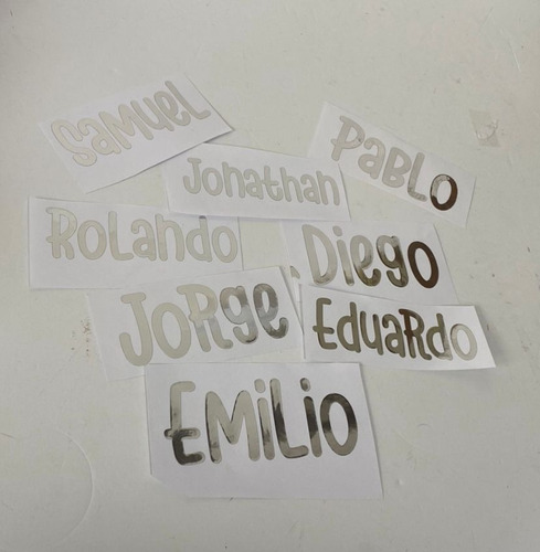 4 Nombres Personalizado Calcas Para Vasos, Laptop, Botellas