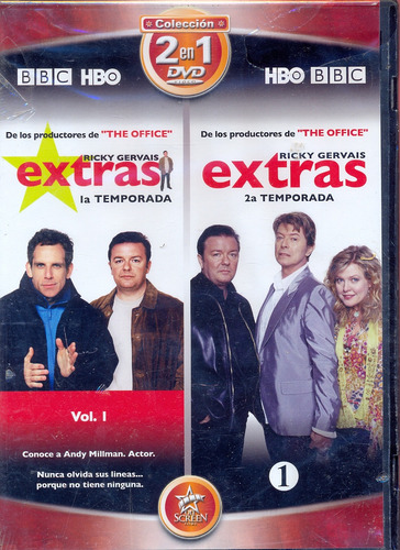 Dvd Extras Temporada 1 Vol. 1 Y Temporada 2 Vol. 1