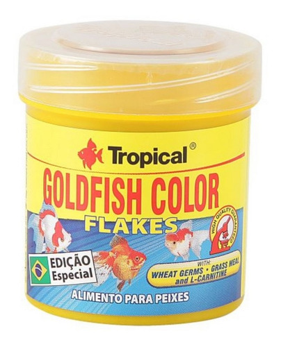 Tropical Ração Para Peixes Goldfish Color 12g