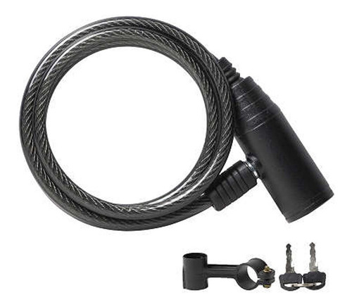 Cadeado Anti Furto Abolute Espiral 1.5mx12mm Com Chave