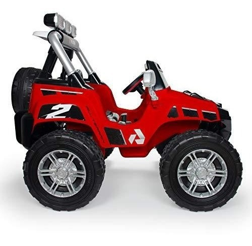 Montable Eléctrico Monster Car 24v Injusa Infantil Rojo