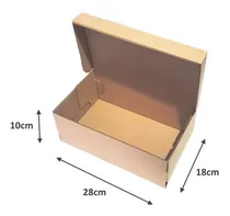 Comprar Cajas Autoarmables De Cartón 28x18x10 Pack 20 Cajas *envios