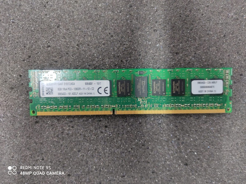 Memoria 8gb 1rx4 Pc3-12800r Ddr3 Ecc Registrado