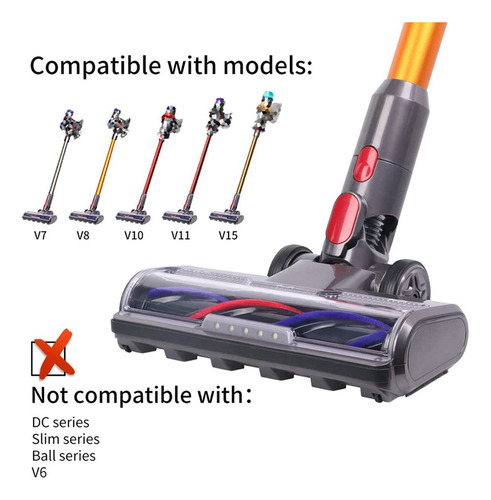 | Accesorio De Suelo De Madera Para Aspiradora Dyson V7, V8,