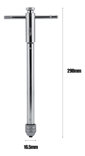 Mango De Barra T Ajustable Ratchet Tap Llave M3 M8 Y M5 M12
