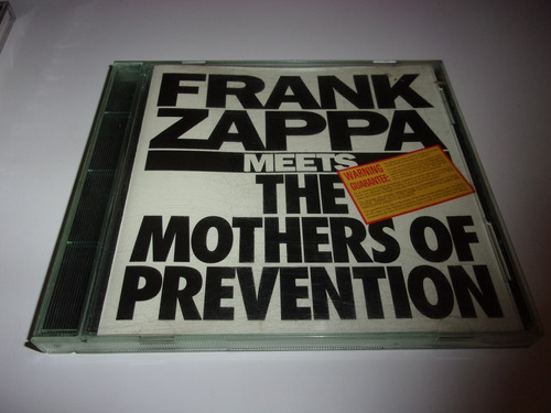 Cd Frank Zappa Meets Mothers Of Prevention Ryko Canada 33b