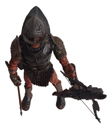 Figura Orco Crossbow Urk-hai Señor De Los Anillos Año 2003 (Usado)