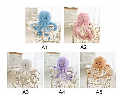 Muñeco De Peluche De Pulpo Nmfin | Animal De Peluche De Pel