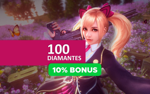 Free Fire - 100 Diamantes + 10 Bono