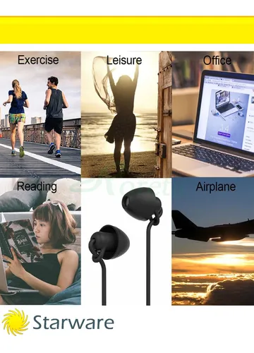 Auriculares Para Dormir Sleep In Ear Block Noise Microfono