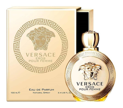 Perfume Dama Versace Eros 100 Ml Edp Original Usa
