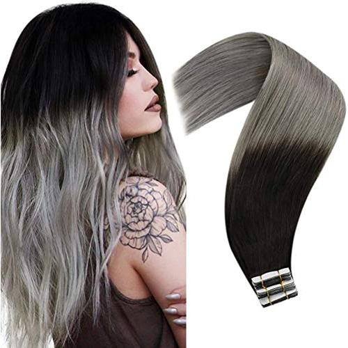 Vesunny 22inch Cinta De Cabello Humano En Extensiones Ombre