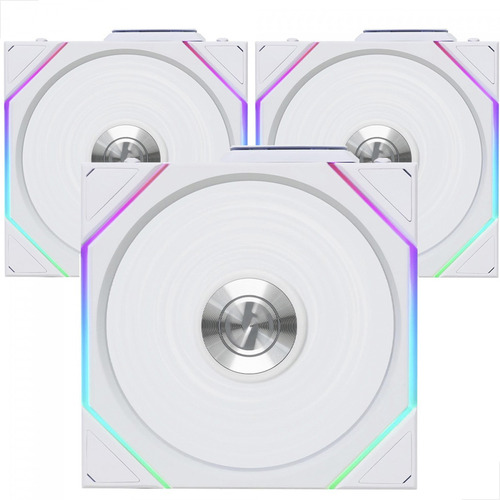 Kit 3 Cooler Lian Li Gamer Uni Fan Tl Wireless 120 Argb Bran Argb