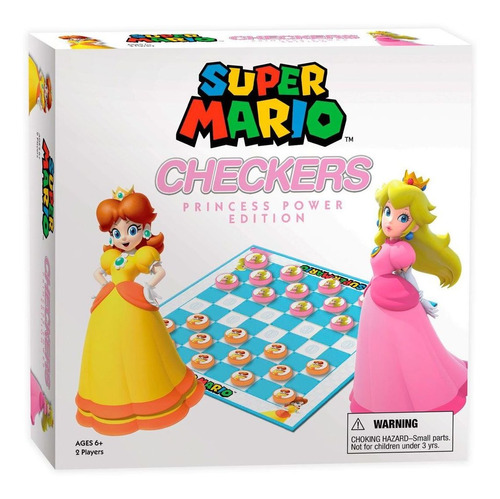 Dama Super Mario Checkers Princess Edition Original Nintendo