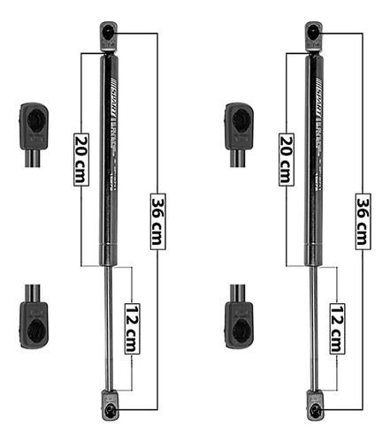 2-amortiguadores 5a Puerta Spart Ford Excursion (00-05)