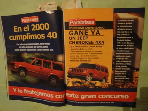Publicidad Jeep Cherokee Año 1999