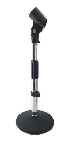 Mini Tripie Pedestal De Mesa Para Microfono Con Clip 490-775