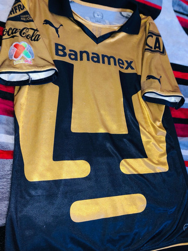 Jersey Pumas Unam Talla S 19 A. Mendoza Utileria Match (Usado)