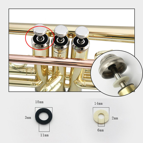 150 Arandes De Válvu De Trompeta De Para Instrumentos