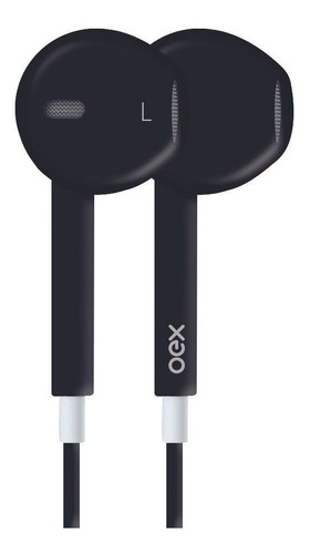 Fone De Ouvido In-ear Oex Fn204 Colormood Preto