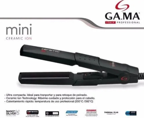 Imagen 3 de 6 de Plancha Alisadora Gama Cp1 Mini Ceramic Ion Viaje Compacta
