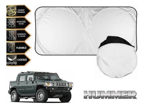 Protector Cubresol Con Ventosas Hummer H2 Pick Up 2007