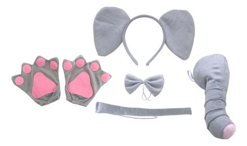 Diadema Con Orejas De, Pajarita Para La Nariz, Sin Falda