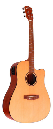 Guitarra Bamboo Ga-41-spruce-q Electroacustica Con Funda
