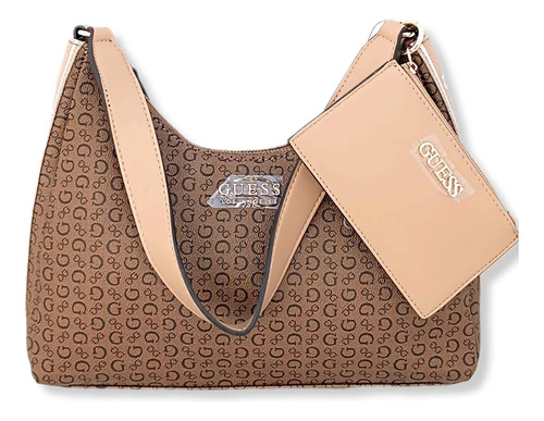 Guess Bolsa Hobo/shoulderbag Clarence Con Monedero Original