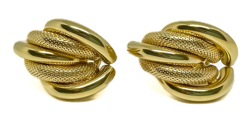 Aros Diseño Exclusivos Oro 18k Clips (ho8)