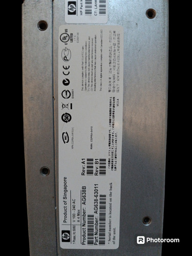 Hp Ag638b M6412-a 12x Lff Sas Fc Drive Enclosure (Usado)