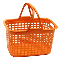 Comprar Cesta Almacenamiento Para Supermercado Compra Azul Gruesa