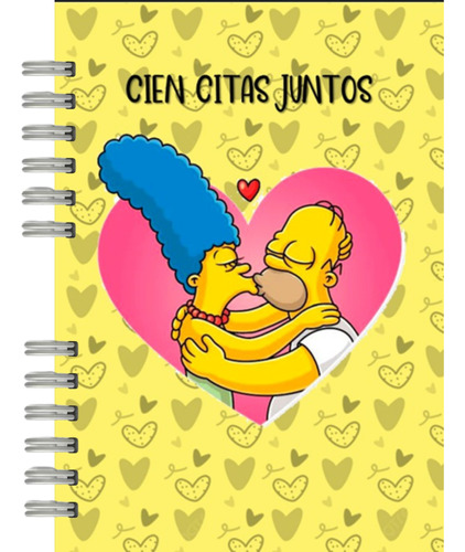 Libro De 100 Citas Para Hacer Juntos Homero Y Marge Simpson