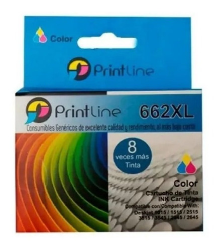 Cartucho Compatible Hp 662 Xl Color Con Garantía Tienda 662