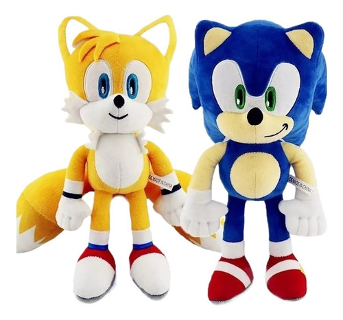 2pcs 30cm Sonic Plush Toys Muñeca De Peluche Juguetes Regalo