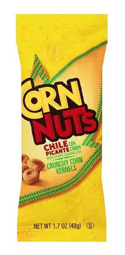 Corn Nuts - Chile Picante Con Limón 1,7 Oz Caja Con 18 Pz