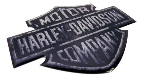 Adesivo Emblema Resinado Compatível Harley Davidson Ref.05 Cor Não Se Aplica