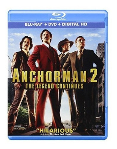 Anchorman 2: The Legend Continues (blu-ray Dvd Digital