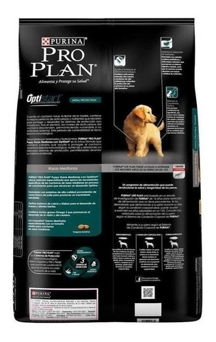 Imagen 3 de 3 de Alimento Pro Plan Optistart Puppy Raza Med 7.5 Kg