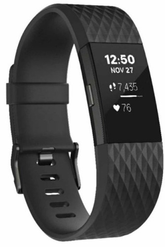 Reloj Deportivo Fitbit Charge 2 Negro Gunmetal Grande