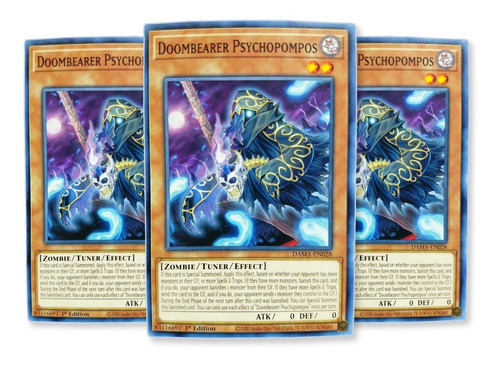 Yugi-oh! Doombearer Psychopompos Dama-en028 Comun