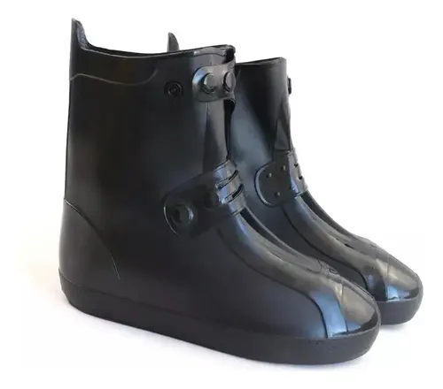 Botas Zapatos Impermeables Motocicleta Con Suela Protectores