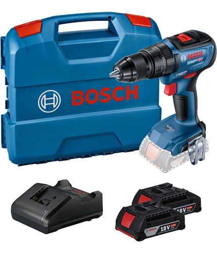 Bosch ® Taladro De Percusión Inalámbrico Con 2 Baterías 18v.