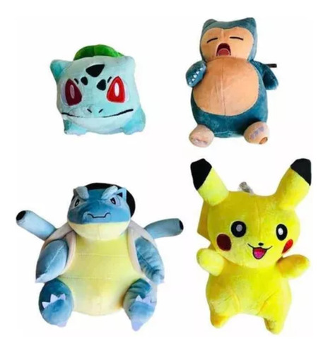 Combo 6 Peluches Pokemon Go 20 Cm A Elección 